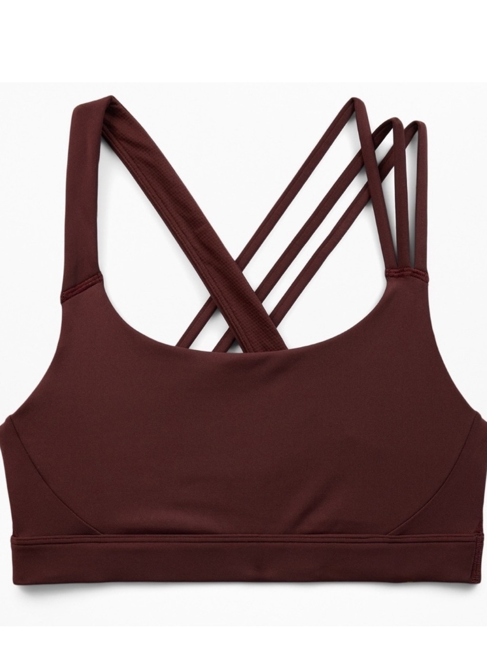 Athlete Train Free Sports Bra in Garnet
